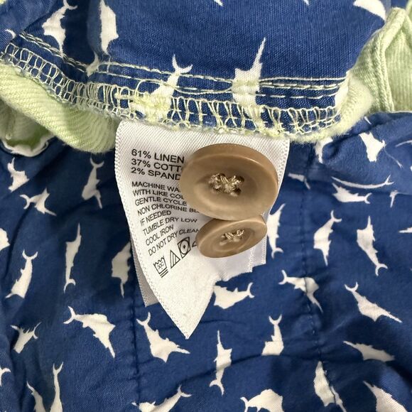 Tommy Bahama Men's W36 Lime Green Linen Blend Flat Front Bermuda Shorts - Picture 6 of 7